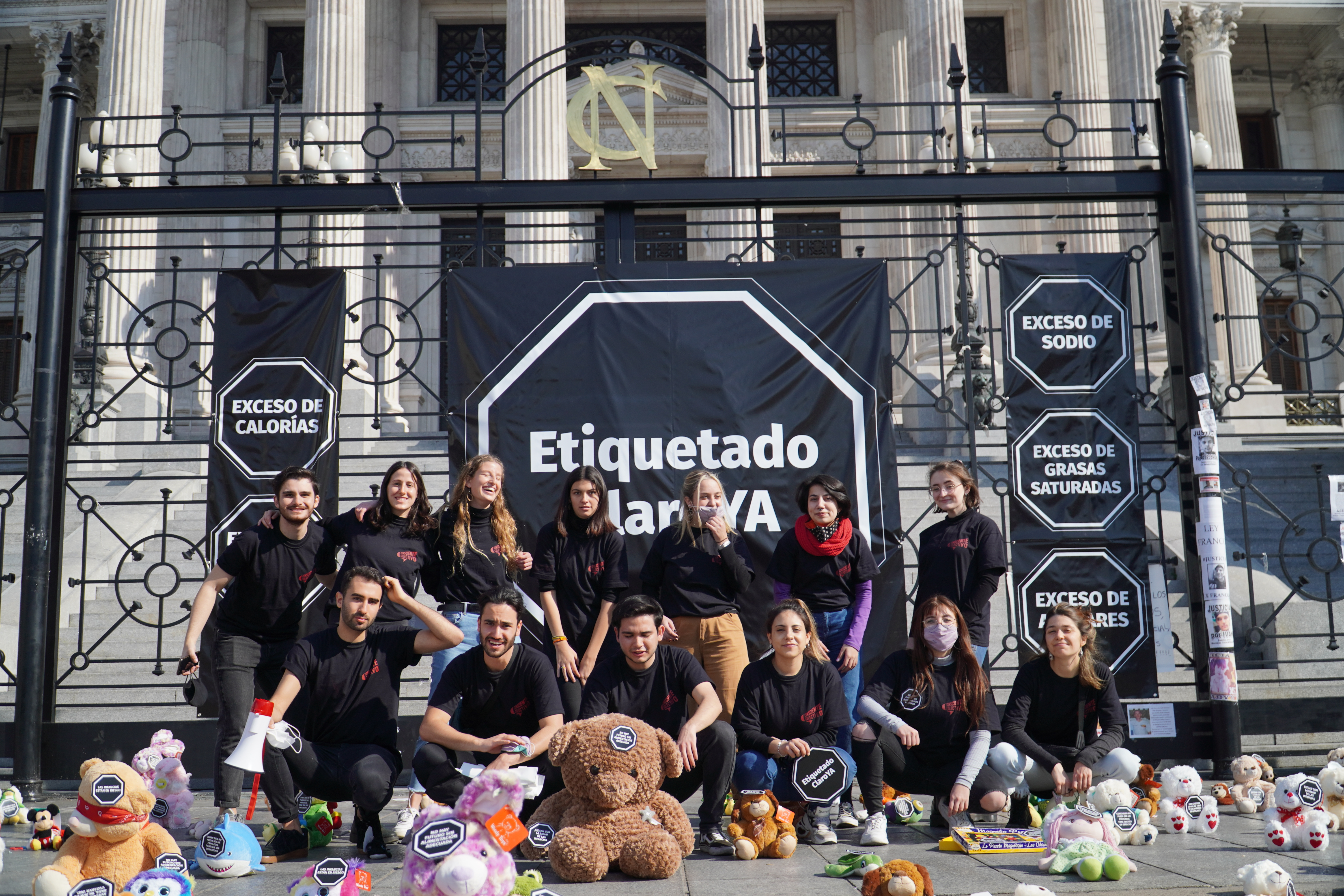 Intervención en Vía Pública con peluches